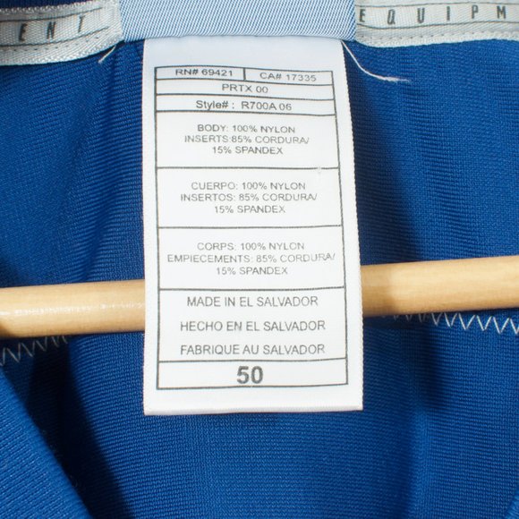 NY Giants 50 Men's Jersey Blue BARBER 21 Reebok NFL Equipment Nylon - Picture 5 of 6